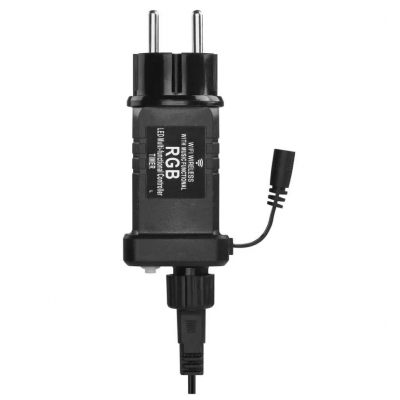 GoSmart lampki choinkowe 80LED 8m RGB czarny przewód 64 programów IP44 Wi-Fi (D4ZR01)